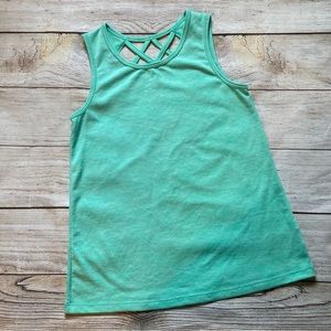 C9 Champion Athletic Sleeveless Tank Top Girls Size Large 10-12 Mint Green